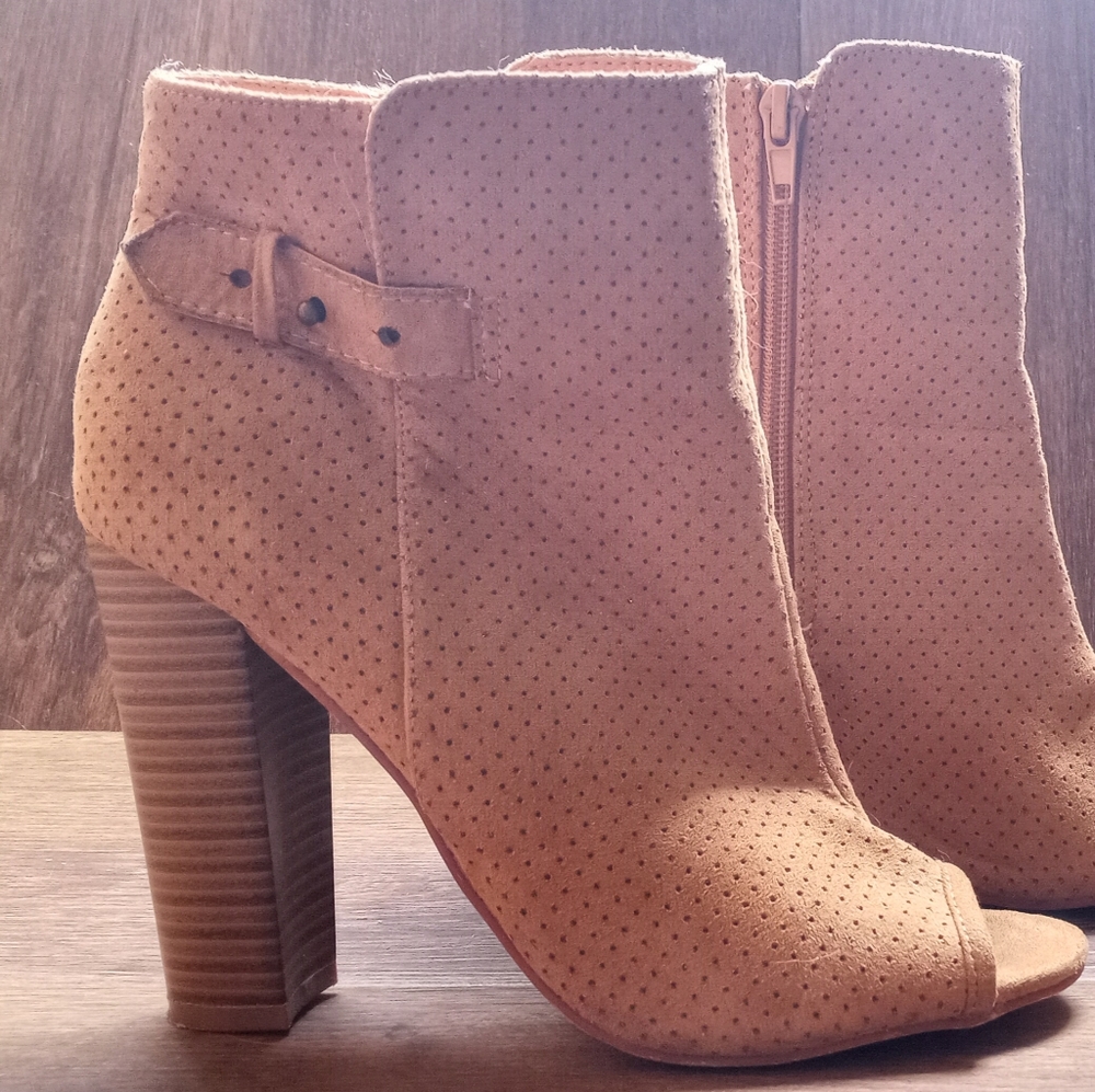 JustFab suede boots